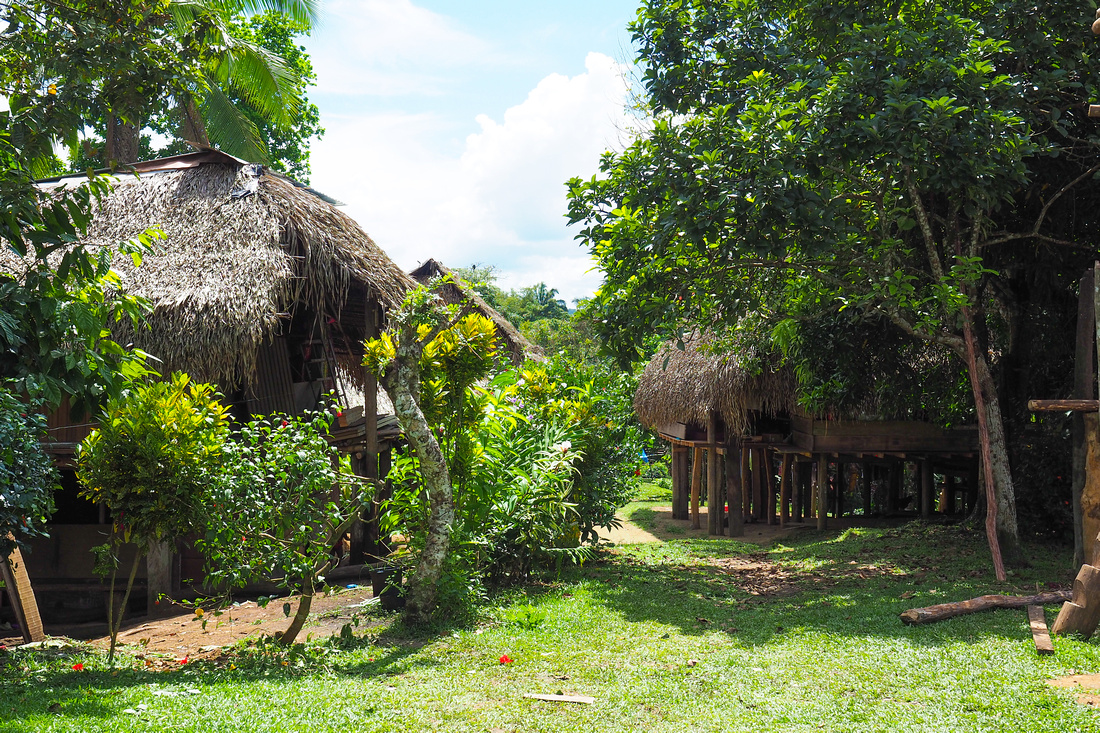 Embera Indian village along the Chagres River