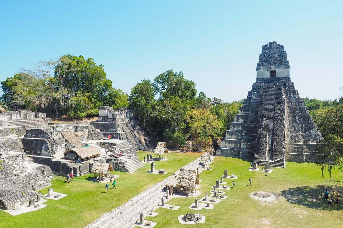 Tikal main plaza